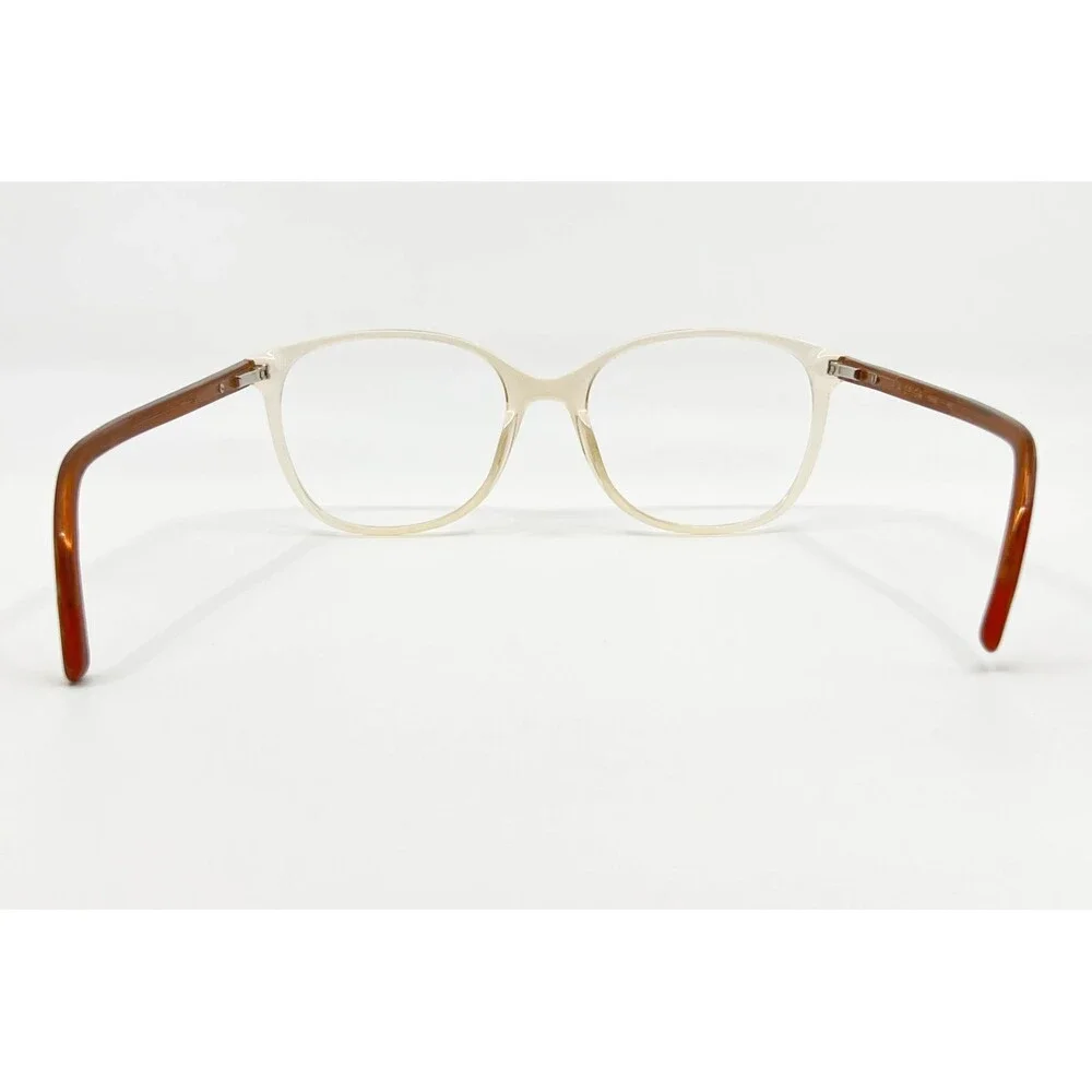 Via Spiga Eyeglasses Womens Clear Brown Designer Frames 54-16-140